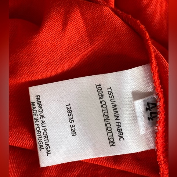 Balmain Red Buttoned Log Sleeveless T-Shirt - Picture 6 of 7